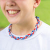 Red, White, & Blue Sports Necklace