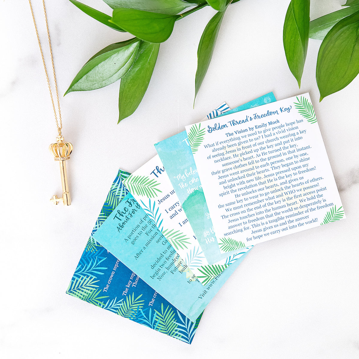 The Freedom Key Necklace – Golden Thread, Inc.