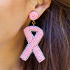 PINK with a PURPOSE Beaded Earrings