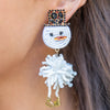 Mr. & Mrs. Frosty the Snowman Earrings