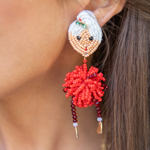 Applause for Mrs. Claus Earrings