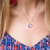 Land that I Love | Patriotic Heart Necklace