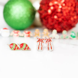 Christmas Ornament Stud Earrings