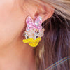 Magical Duck Earrings | Pink