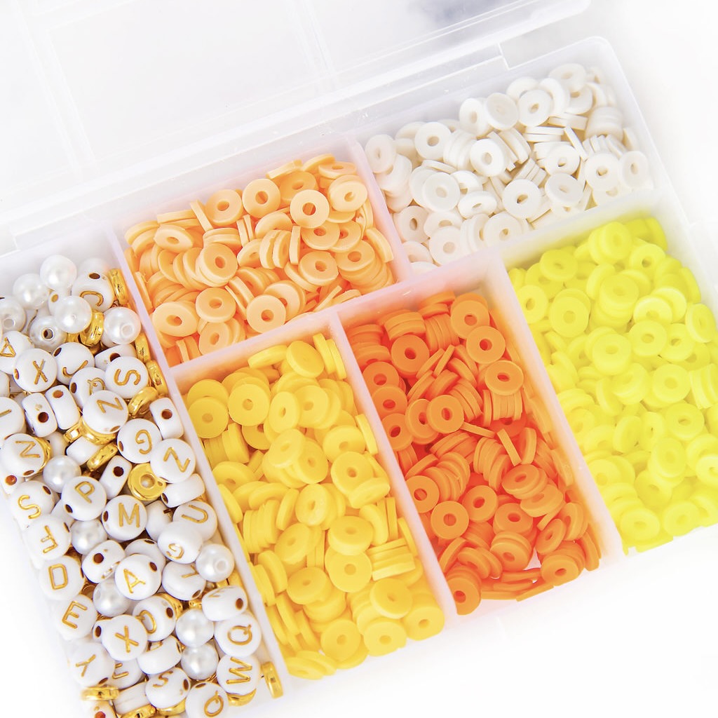 Mini Polymer Clay Bead Kit  Orange & Yellow – Golden Thread, Inc.