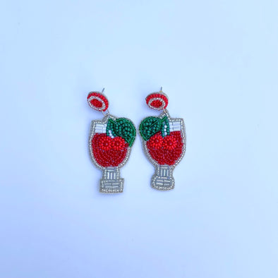 Run for the Roses Cocktail Earrings