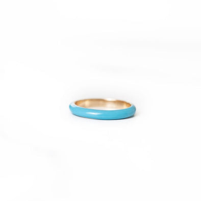 Enamel Ring | Light Blue