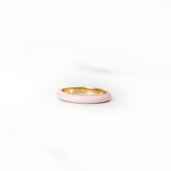 Enamel Ring | Light Pink