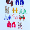 Pressed Floral Hoops