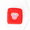 Red Pouch with Pink Mouse Patch