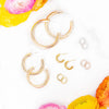 XL Classic Thick Gold Hoops