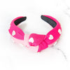 Pink Two-Toned Heart Headband