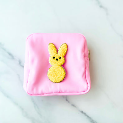Light Pink Pouch with Yellow Peeps Patch