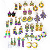 Mardi Gras Beads Earrings
