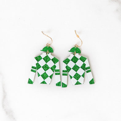 Jockey Jacket Earrings | Green