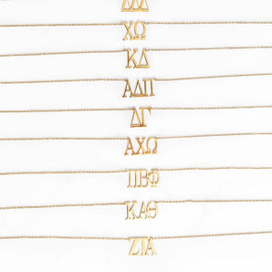 Alpha Delta Pi Nameplate Necklace