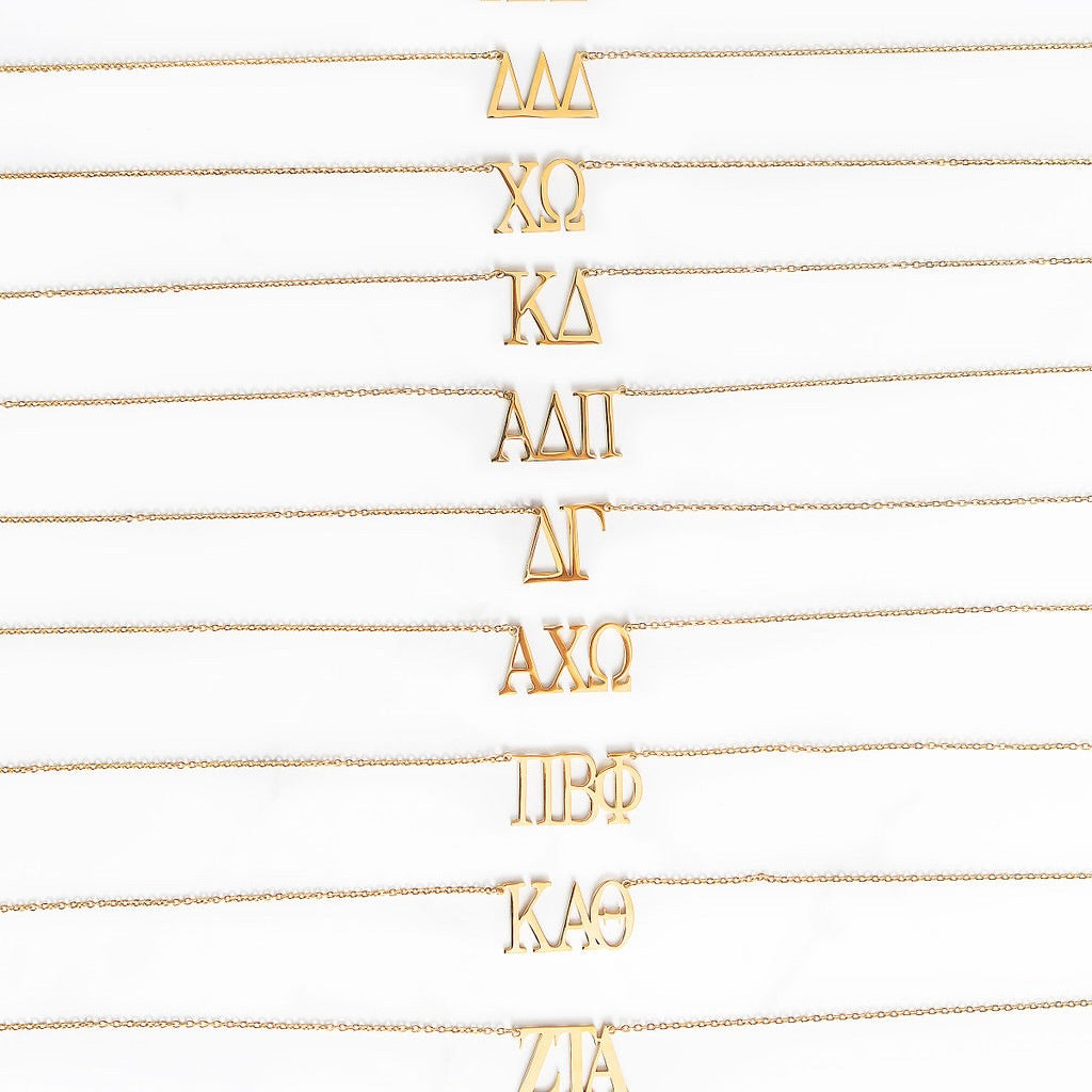 Kappa delta shop golden circle necklace
