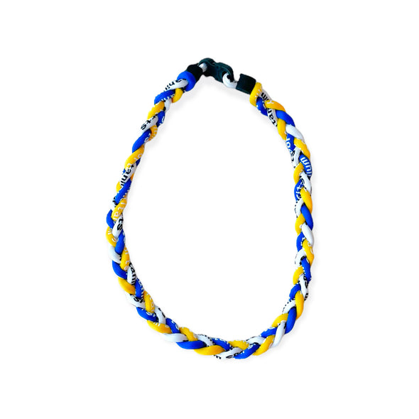 Blue + Yellow Sports Necklace