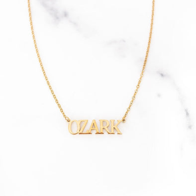Ozark Nameplate Necklace