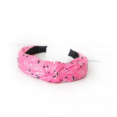 Pink Bandana Headband