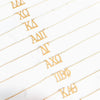 Delta Gamma Nameplate Necklace