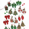 O Christmas Tree Beaded Earrings