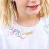 Mystic Nameplate Necklace