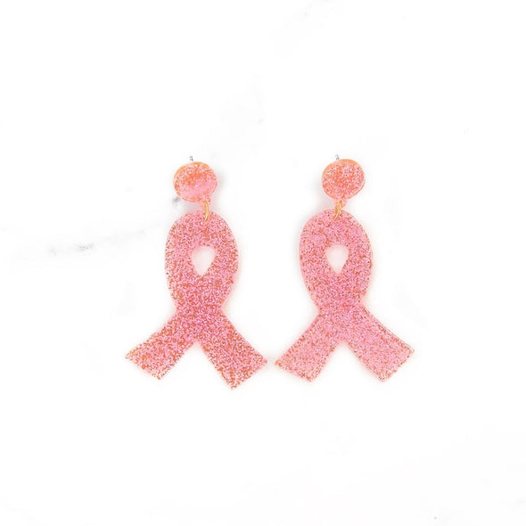 I Pink I Can! Beaded Earrings