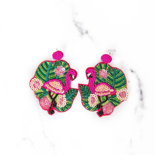 Let's Flamingle Earrings