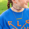 Longhorn Nameplate Necklace