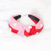 Pink + Red Two-Toned Heart Headband