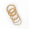 Gold-Filled Gold Beaded Bracelet | 4 mm