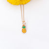 Mini Pineapple Charm Necklace