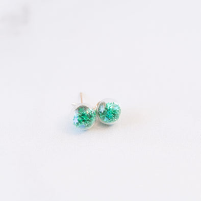Green | Mini Star Confetti Stud Earrings
