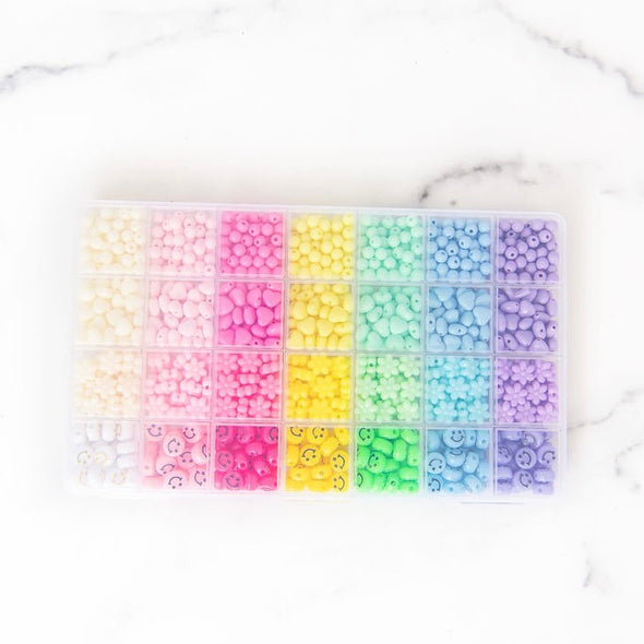 Colorful Plastic Bead Jewelry Kit