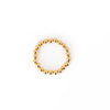 Graduated Gold-Filled Gold Beaded Bracelets | Set of 5