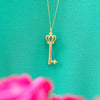 The Freedom Key Necklace | 14-Karat