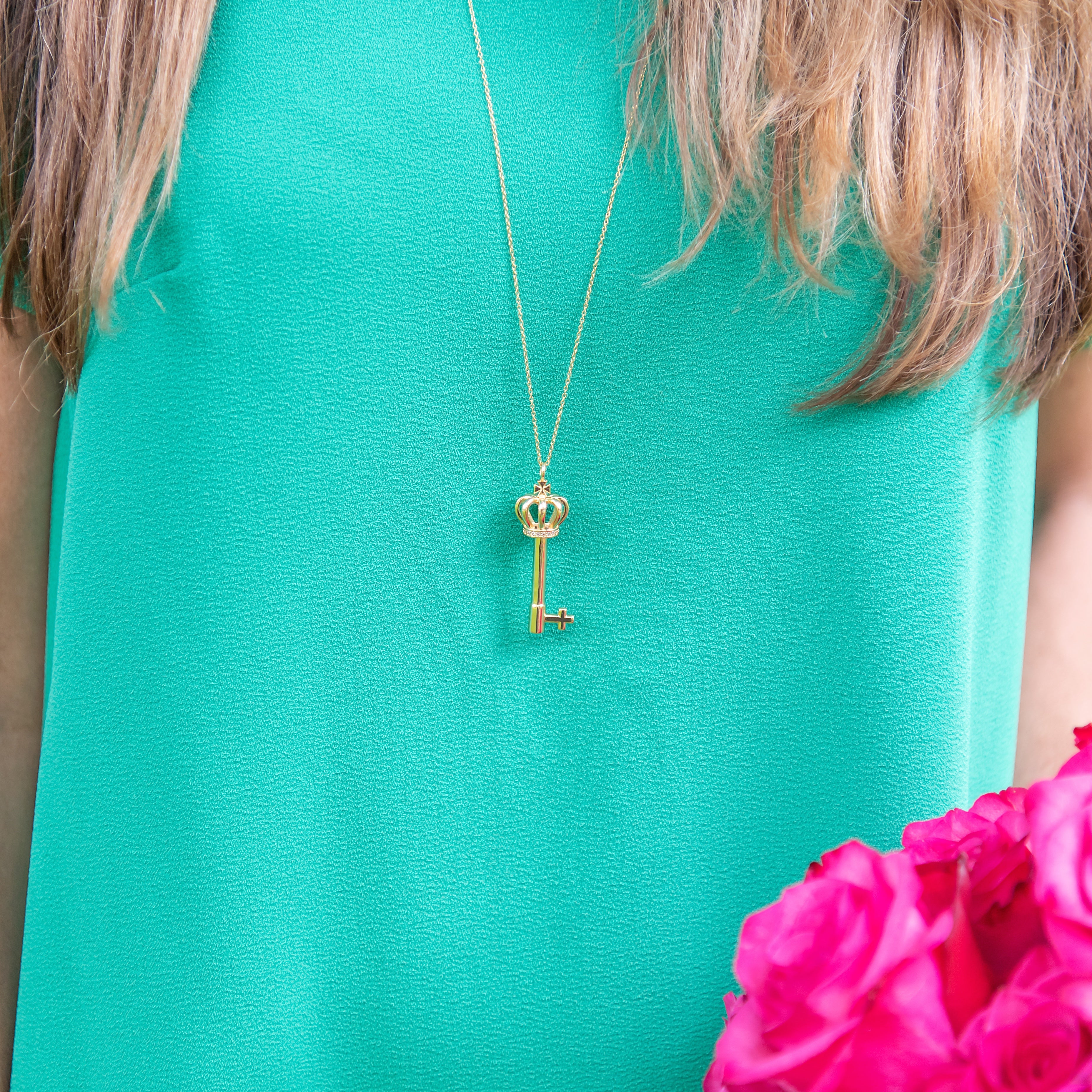 The Freedom Key Necklace | 14-karat 14K Yellow Gold