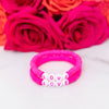 Neon Pink LOVE Bracelet