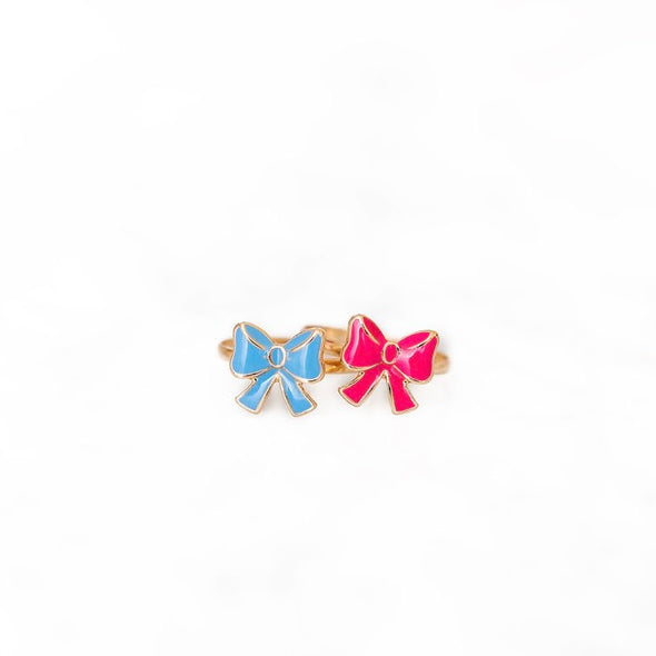 Enamel Bow Rings