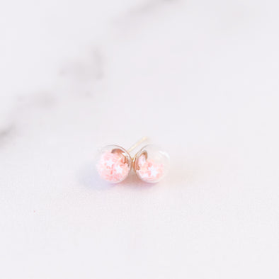 Oh Baby Beaded Earrings-Pink — Flossie's Trunk
