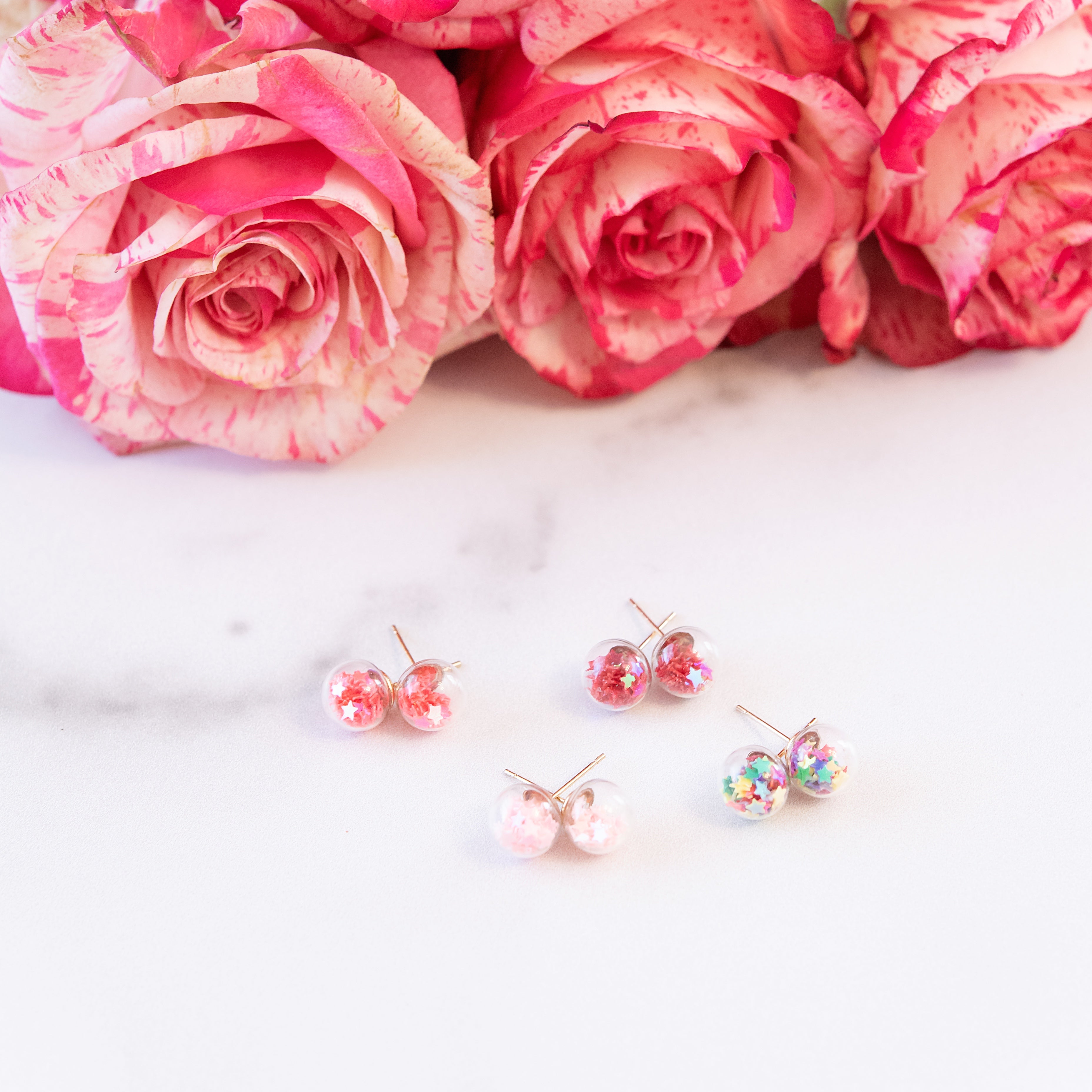 Naaz Earrings (baby pink)