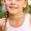 Pine Cove | Neon Green and White Choker