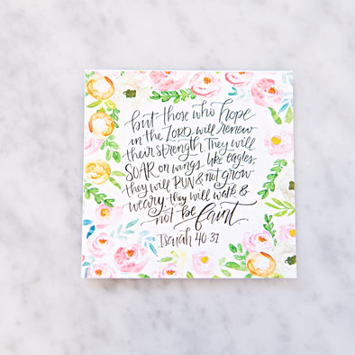 Isaiah 40:31 Scripture Card