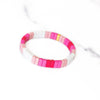 Pink Ombre Tile Bracelet