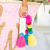 Multi-Color Pom Tassel