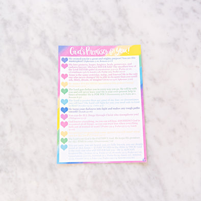 God's Promises for You Card