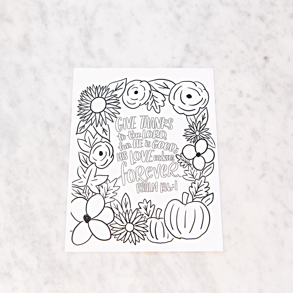Goodness Coloring Pages