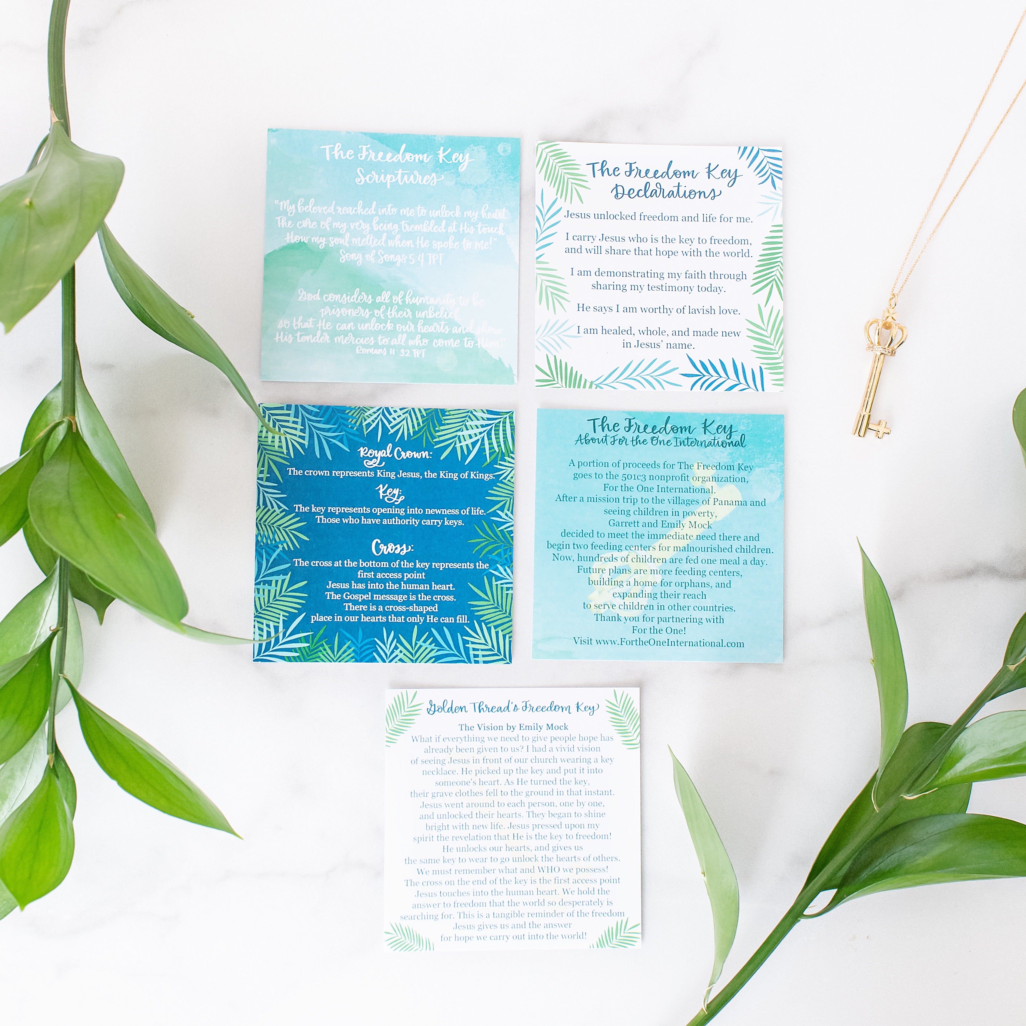 The Freedom Key Necklace – Golden Thread, Inc.