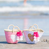 PINK All-Sequin Beach Bag | Mini